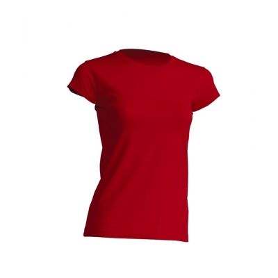 Ženska t-shirt majica r-neck crvena
