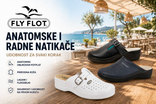 Fly Flot anatomske i radne natikače - udobnost za svaki korak