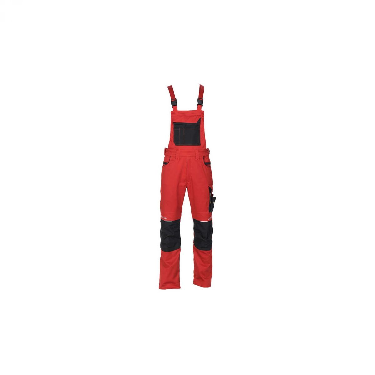 Radne farmer hlače PACIFIC FLEX crvene