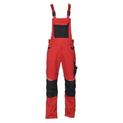 Radne farmer hlače PACIFIC FLEX crvene