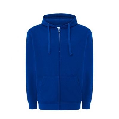 Majica s kapuljačom i zatvaračem, unisex, royal plava