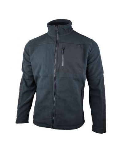 Flis vesta NORTH TECH sivo-crna