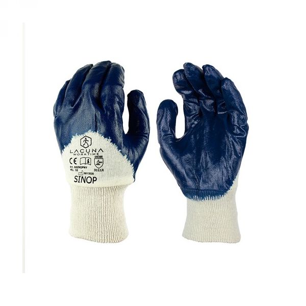 Rukavica s nitrilnim premazom SINOP plava vel. 10