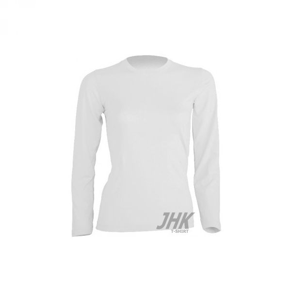 Ženska majica dugih rukava, bijela